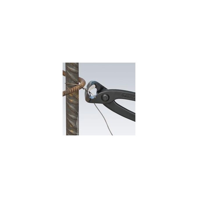 KNIPEX 99 00 300 Tenaglia per Ferraioli e Cementisti 300 mm con Taglienti Temperati 61 HRC colore Nero
