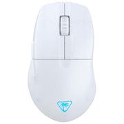 Turtle Beach Pure Air - Mouse da gioco RGB wireless ergonomico e ultraleggero con sensore ottico a 26K DPI dotato di batteria da 125 ore illuminazione RGB - Bianco