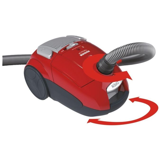 Hoover TE75PET 011 Telios Plus Aspirapolvere a Traino con Filo con Sacco Potenza 700 W Capacita' 3,5 Litri con Spazzola Parquet