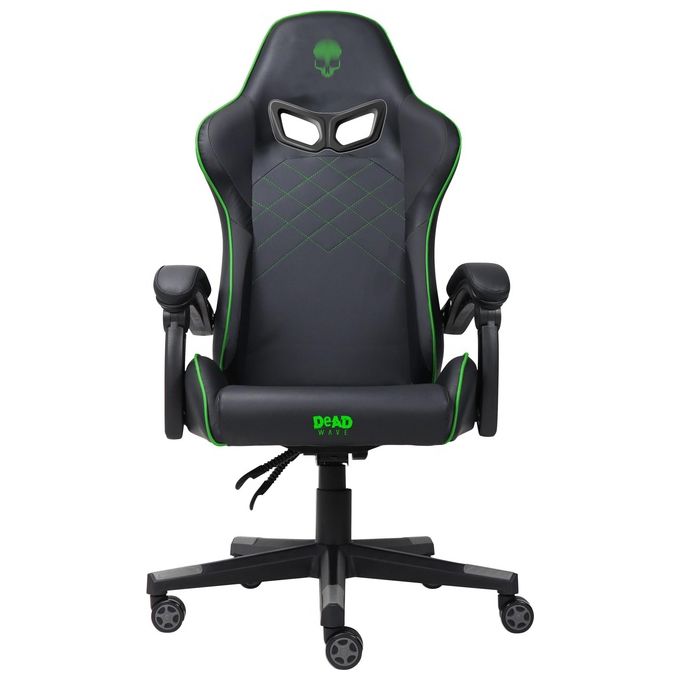 Dead Wave Skull Sedia Gaming Nero e Verde