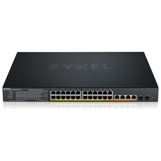 Zyxel XMG1930-30HP Gestito L3 2.5G Ethernet 100-1000-2500 Supporto Power over Ethernet 1U Nero