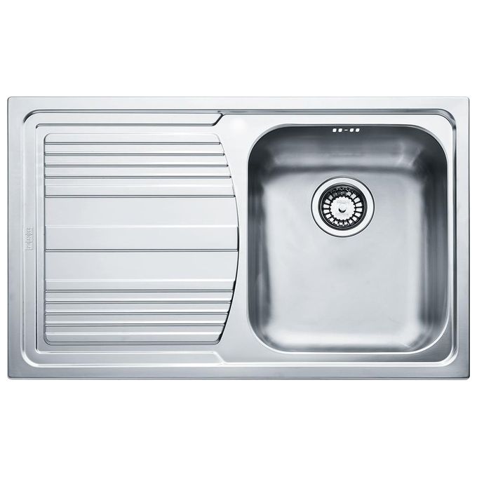 Franke Lavello Inox LLL 611 3 1-2'' WWK gocciolatoio a sinistra 1 Vasca + scolapiatti 79 cm 101.0086.233