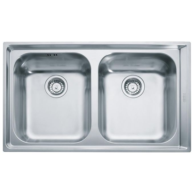 Franke Lavello Inox NEX 220 3 1-2 WWK 2 Vasche 86 cm 127.0059.656
