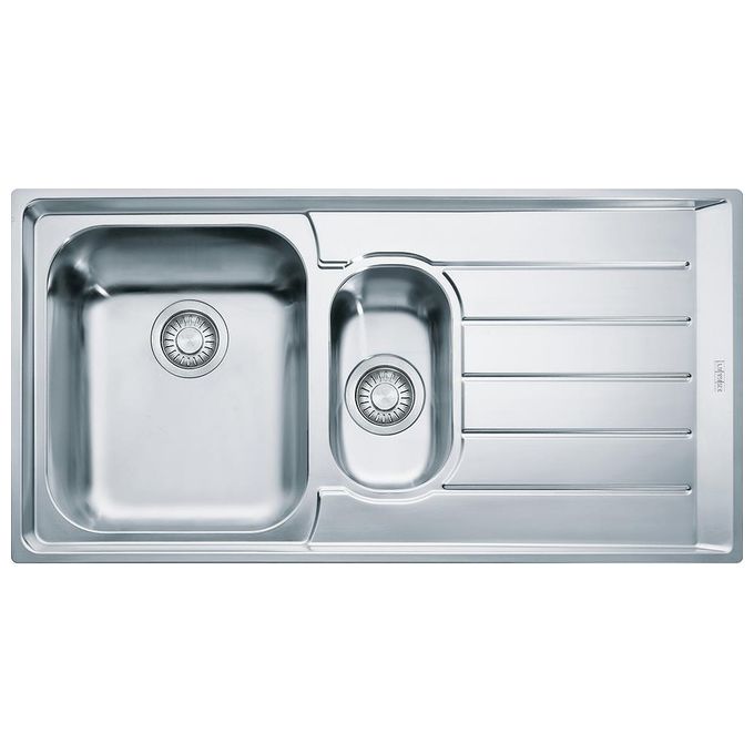 Franke Lavello Inox NET 651 3 1-2 WWK gocciolatoio a destra 1 Vasca + vaschetta + scolapiatti 100 cm 101.0040.744