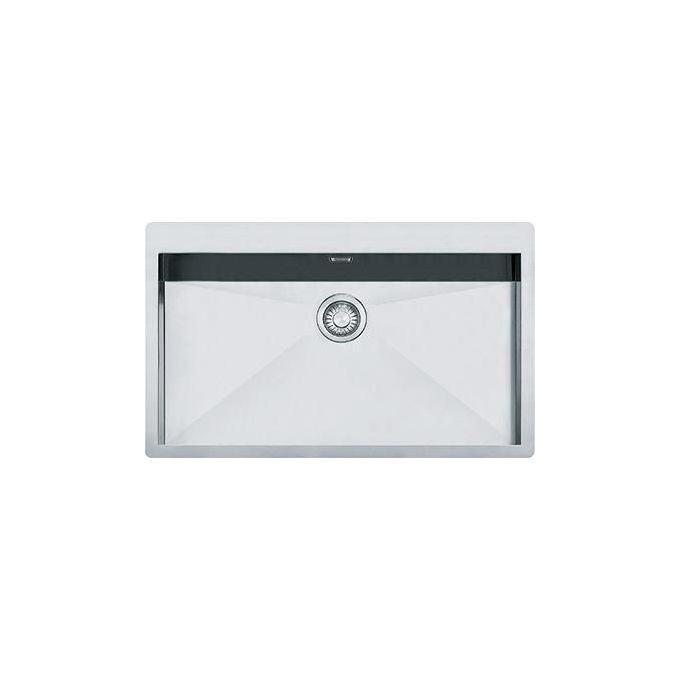 Franke PPX 210-78 TL Planar Lavello Acciaio Inox Spazzolato da Incasso Semifilo-Filotop Saltarello rotante 1 Vasca 78x51cm 127.0198.197