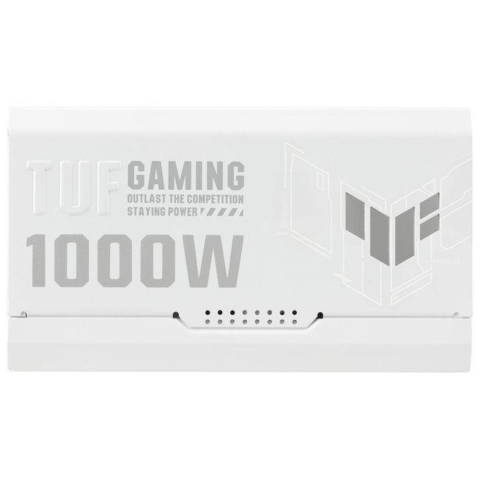 ASUS TUF Gaming 1000 W Gold Gaming Alimentatore di rete (1000 Watt alimentatore completamente modulare compatibile ATX 3.0 ventola Axial-tech rivestimento PCB doppio cuscinetto a sfera bianco)
