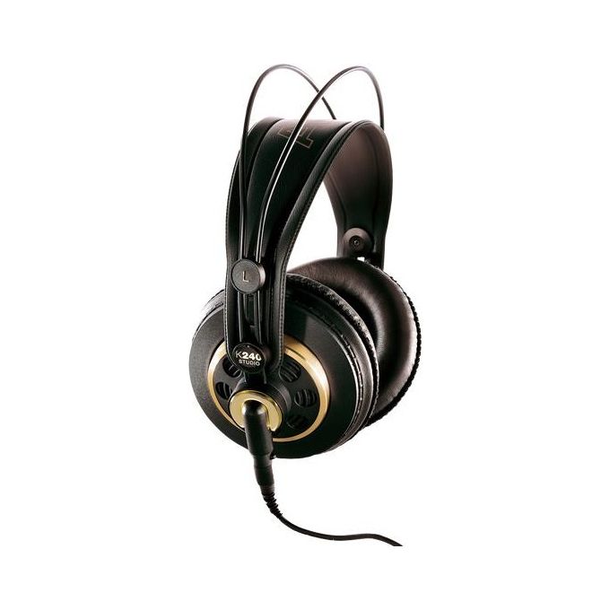 Akg Cuffie a Filo Professional K240 Studio Nero-Oro