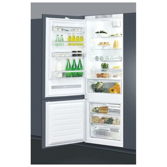 Whirlpool SP40 801- LH 1 Frigorifero Combinato da Incasso Capacita'400 Litri Classe Energetica F Ventilato 6° SENSO 193.5 cm Bianco