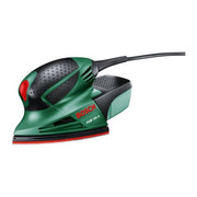 Bosch PSM 100A Levigatrice a Delta 100 W con Set di Fogli Abrasivi per Levigatrice Palmare