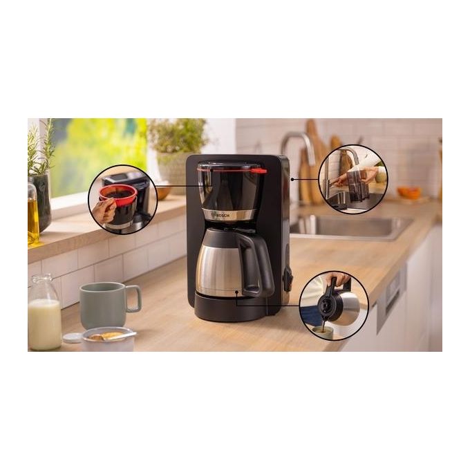 Bosch TKA 5M253 Thermo Macchina da Caffe' con Filtro 1.1 Litri