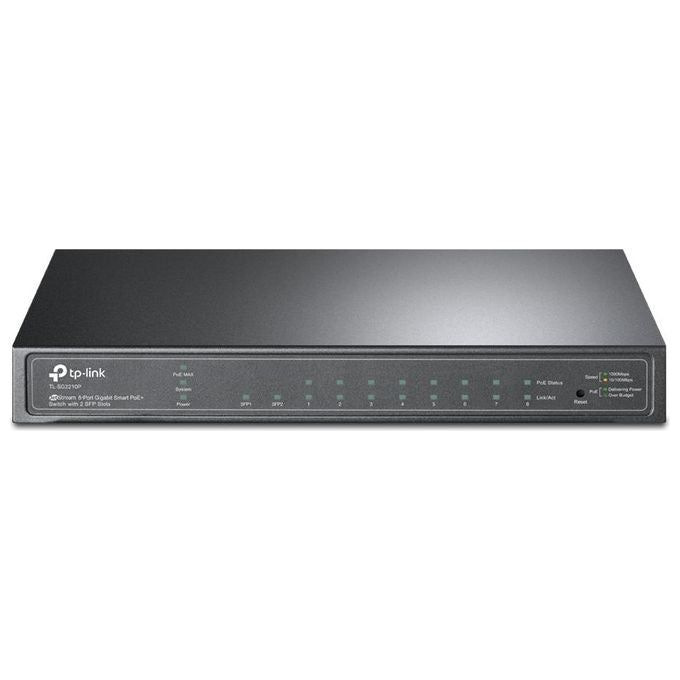 Tp-Link TL-SG2210P Gestito L2 Gigabit Ethernet 10-100-1000 Supporto Power Over Ethernet Nero