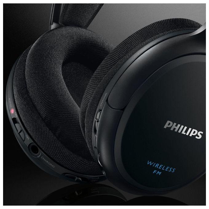 Philips SHC5200-10 Cuffia Hifi Wireless Nero