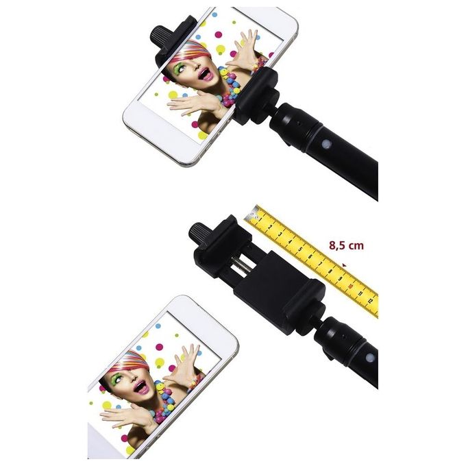 Rollei Selfie Clip Smartphone Supporto Nero