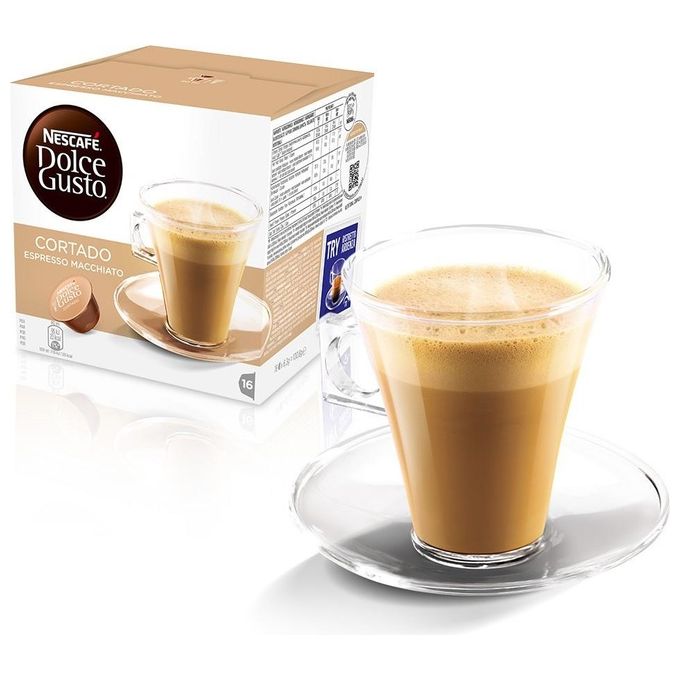 Nescafe Dolce Gusto capsule caffe Cortado Espresso Macchiato intensita 8 16 pezzi