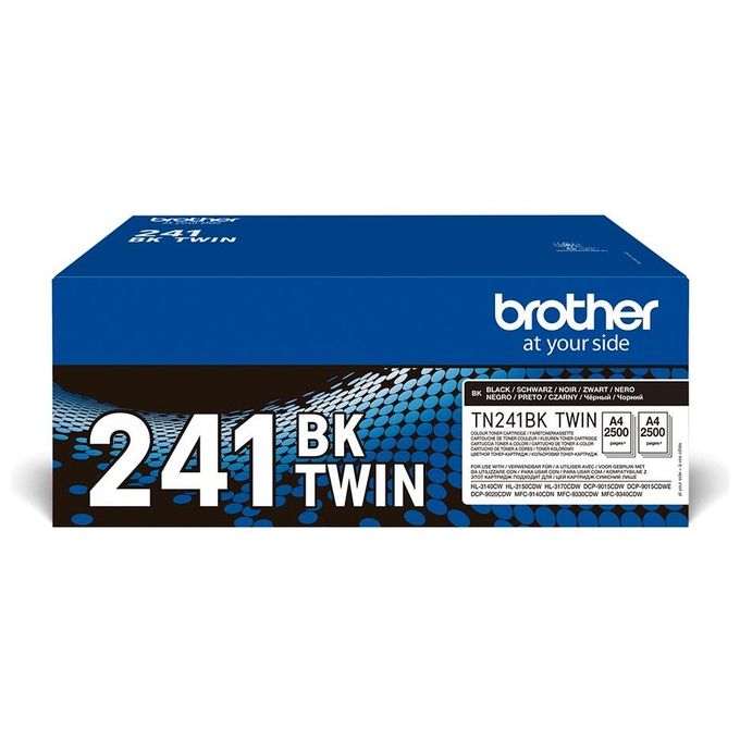 Brother Toner N 2.5K PK2 Toner 2 Pezzi Originale Nero