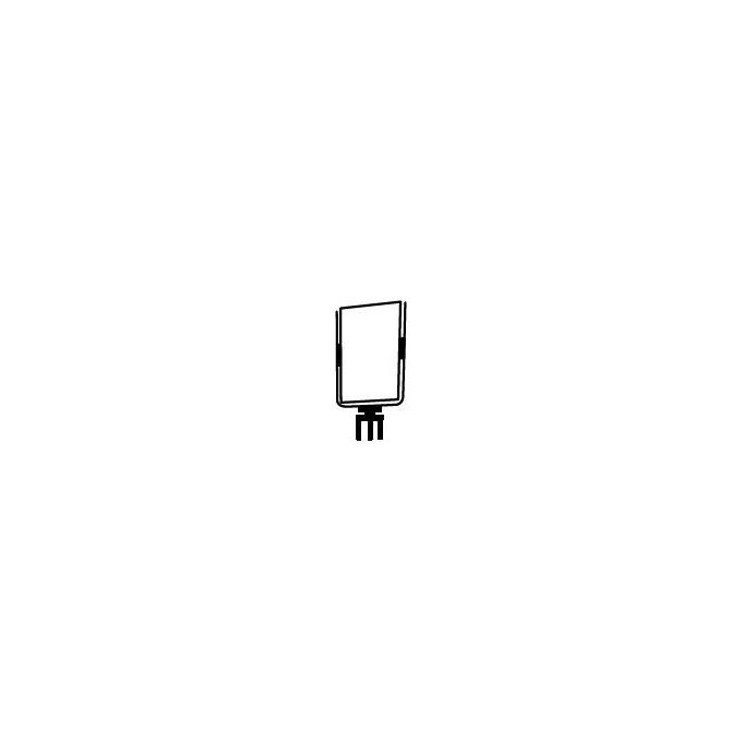 Markin Porta Cartello Cromato A4 Verticale 200
