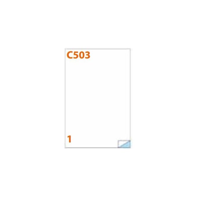 Markin Confezione 100 Etichette 210x297 blu