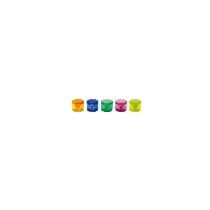 Giotto 230000A Temperamatite a 3 fori con serbatoio colore Assortiti