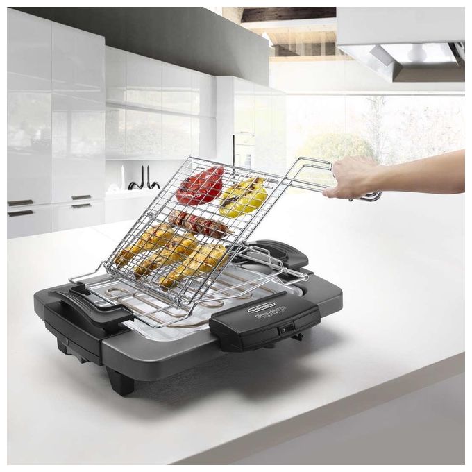 DeLonghi BQ60 Barbecue elettrico con griglia
