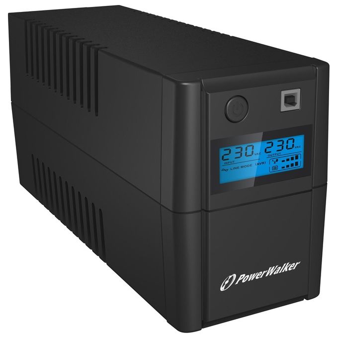 PowerWalker VI 650SE LCD-IEC Gruppo di Continuita' UPS 4 Prese AC A Linea Interattiva 650VA 360W