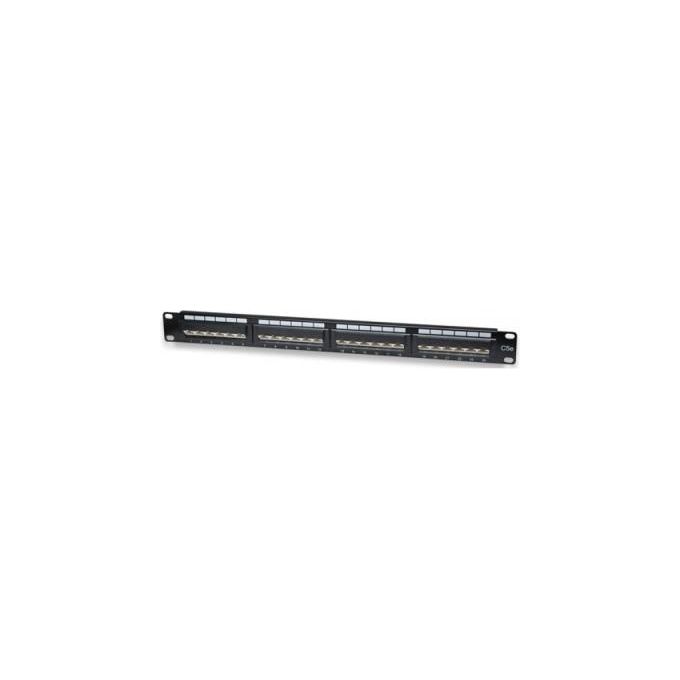 Wp Europe Pannello 1U con 24 Rj45u Cat.5e Nero