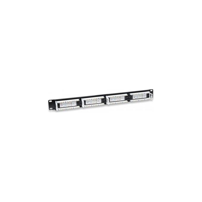 Wp Europe Pannello 1U con 24 Rj45u Cat.5e Nero