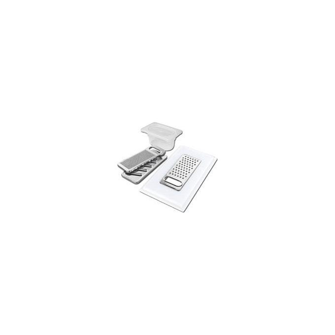 Foster 8159 101 Kit grattugie con anello-supporto e vaschetta raccogli vivande