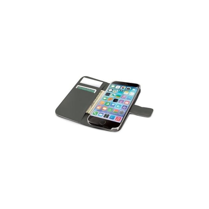 Celly White Pu Wallet Case iPhone 6