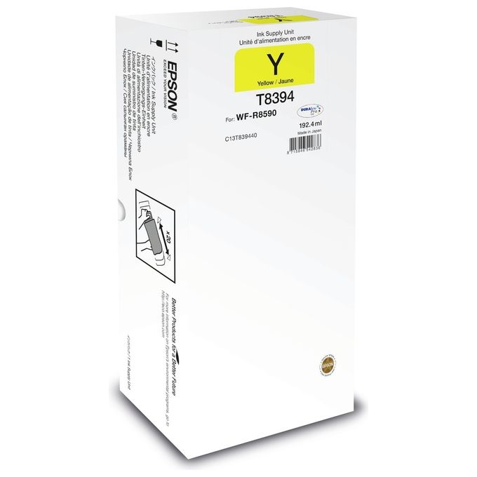 Epson T8394 Cartuccia d'Inchiostro Originale Giallo