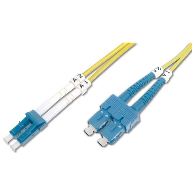 Wp Cavo a Fibre Ottiche 3mt Os2 Lc Sc Giallo