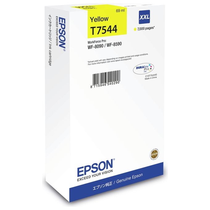 Epson Tanica Giallo xxl Wf8xxx pisa 7k