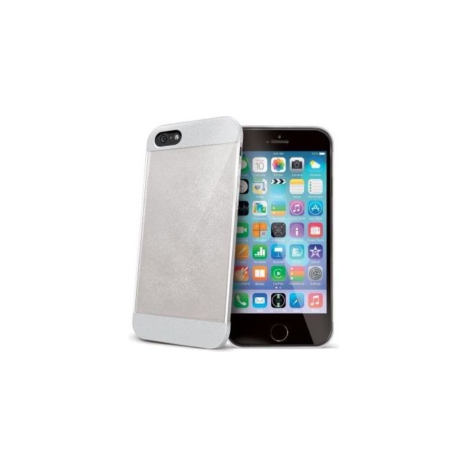 TPU GLITTER Cover WHITE iPhone 6-6S