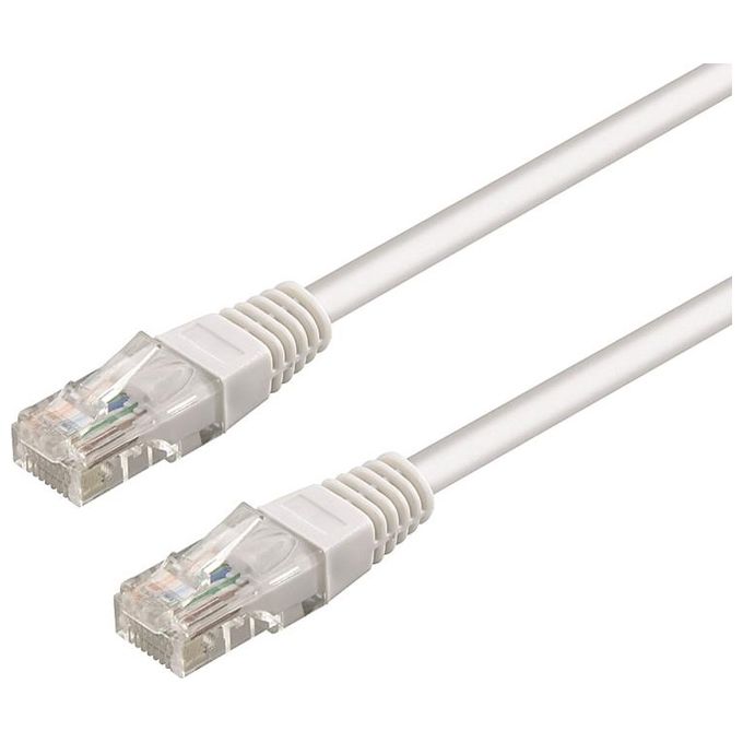 Wp Europe Patch U-Utp Cat.6 Pvc Bianco 1mt