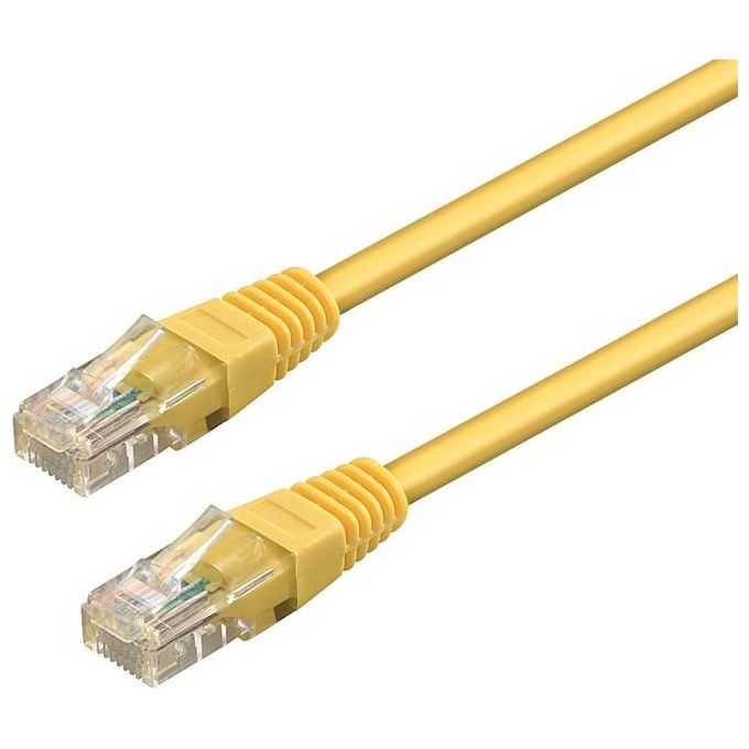 Wp Europe Cavo di Rete 3mt Cat6 U-UTP Giallo