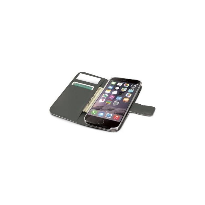 Celly White Pu Wallet Case iPhone 6 Plus