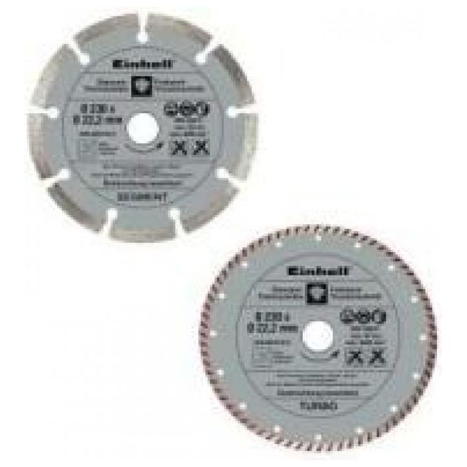 Einhell Set 2 Dischi Diamantati 230 Mm