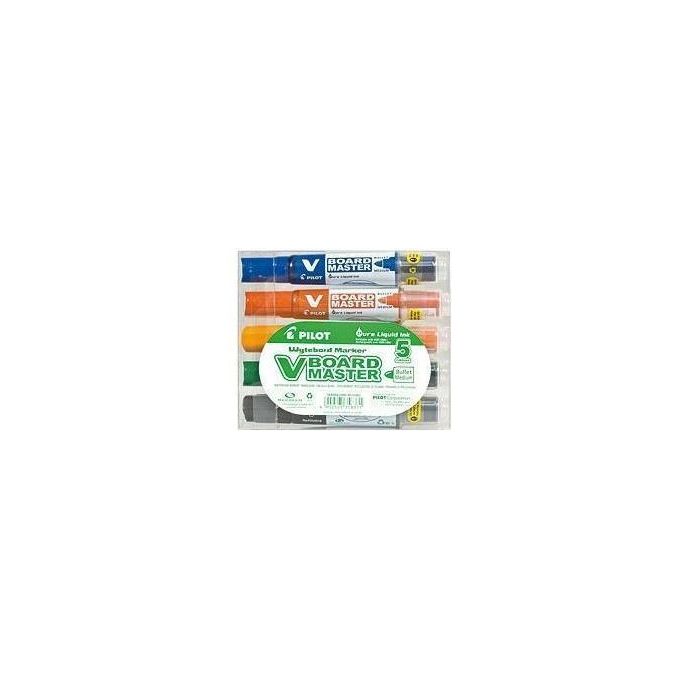 Pilot Confezione 5marker v Board Master punta Tonda