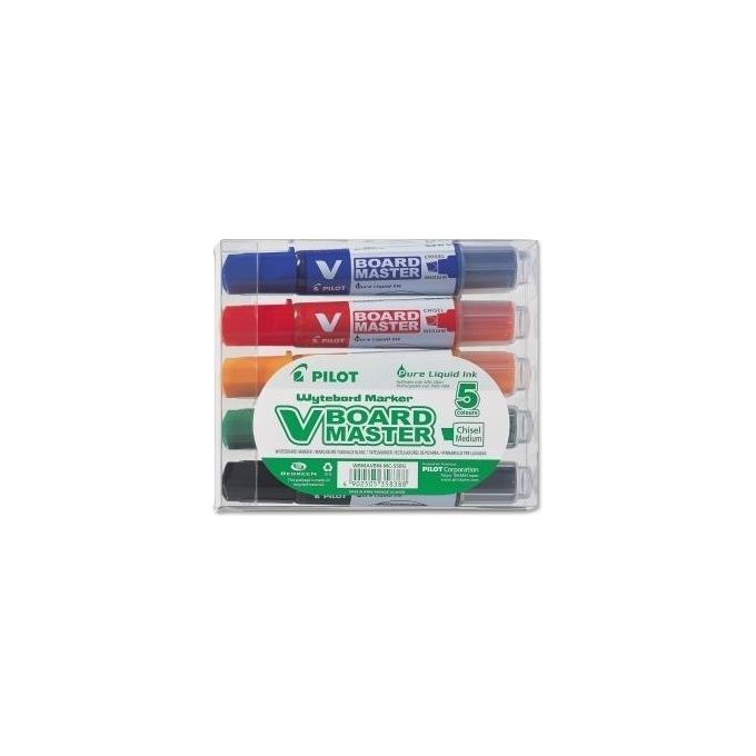 Pilot Confezione 5 marker v Board Master assortiti Scalpello
