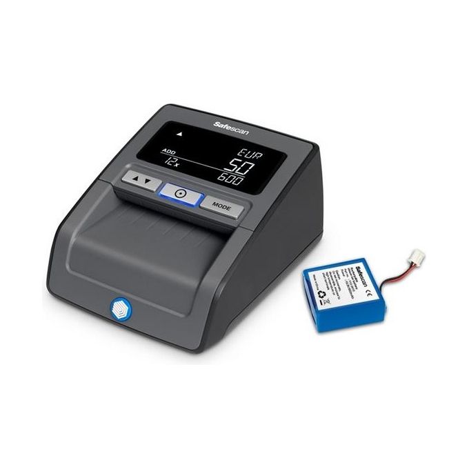 Safescan 112-0410 LB-105 Batteria Ricaricabile Ioni di Litio 10,8 V 600 mAh fino a 30 h di Autonomia colore Nero