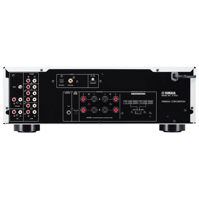 Yamaha A-S301 Amplificatore Integrato, Nero