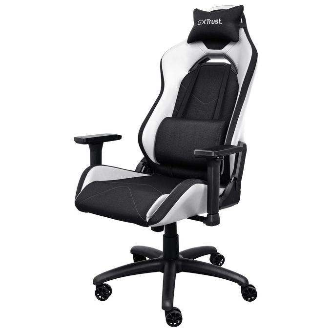 Trust GXT 714 RUYA Sedia per Gaming Universale Nero-Bianco