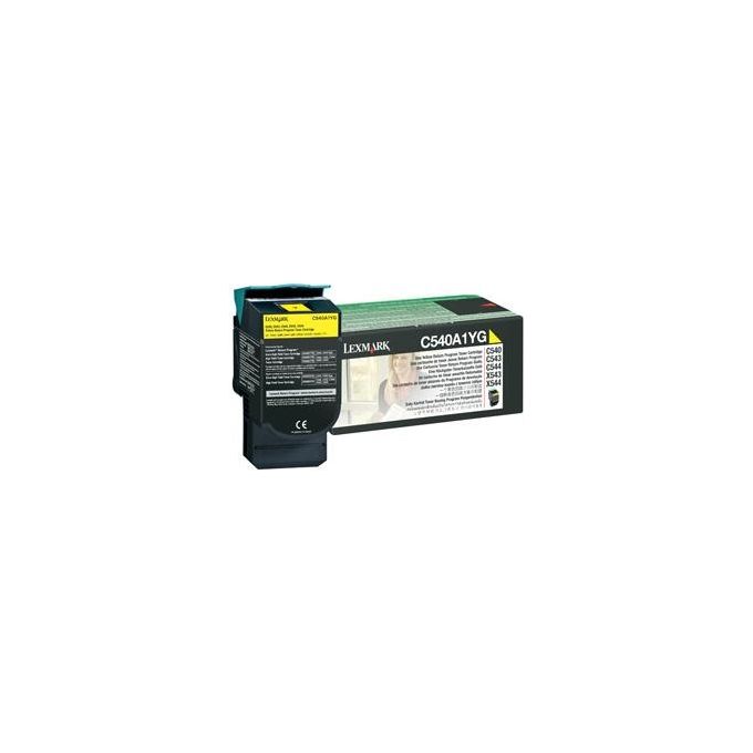 Lexmark Toner giallo return program x c54x x54x da 1000 pag.