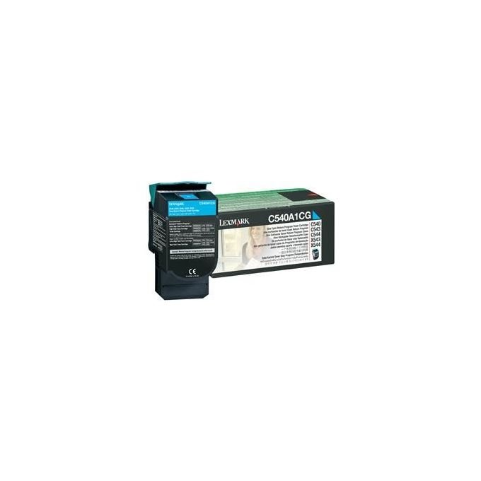 Lexmark Toner return program ciano x c54x x54x da 1k pag