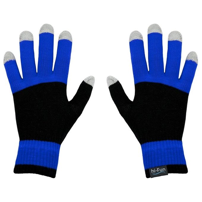 Hi-Glove Guanti per Dispositivi Touch Man Blu