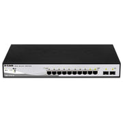 D-Link DGS-1210-10-E Smart Switch Gestito 10 Porte Gigabit solo Cavo di Alimentazione UE Nero-Grigio