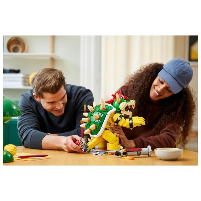 LEGO Super Mario 71411 Il Potente Bowser, Kit di Costruzioni per Adulti, Idee Regalo, Personaggio Snodabile 3D da Collezione
