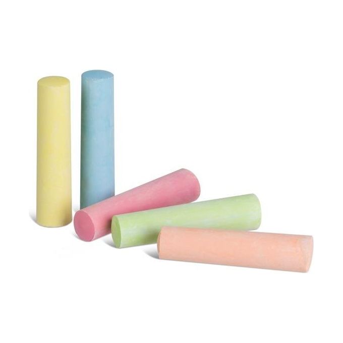 Primo Confezione 22 Gessi Jumbo Secchiello Colori Assortiti