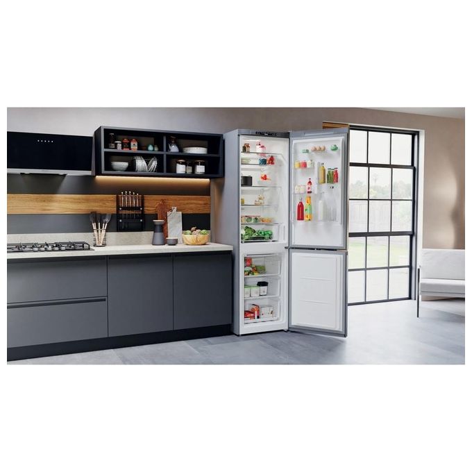 Hotpoint HAFC9 TA23SX O3 Frigorifero Combinato Libera Installazione 367 Litri Classe Energetica D Nero-Argento