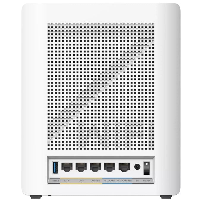 ASUS ZenWiFi BQ16 Quad-Band (2.4 Ghz - 5 Ghz-1 - 5 Ghz-2 - 6 Ghz) Wi-fi 7 Bianco 5 Interno