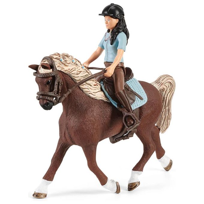 Schleich Horse Club Washing Area con Emily e Luna